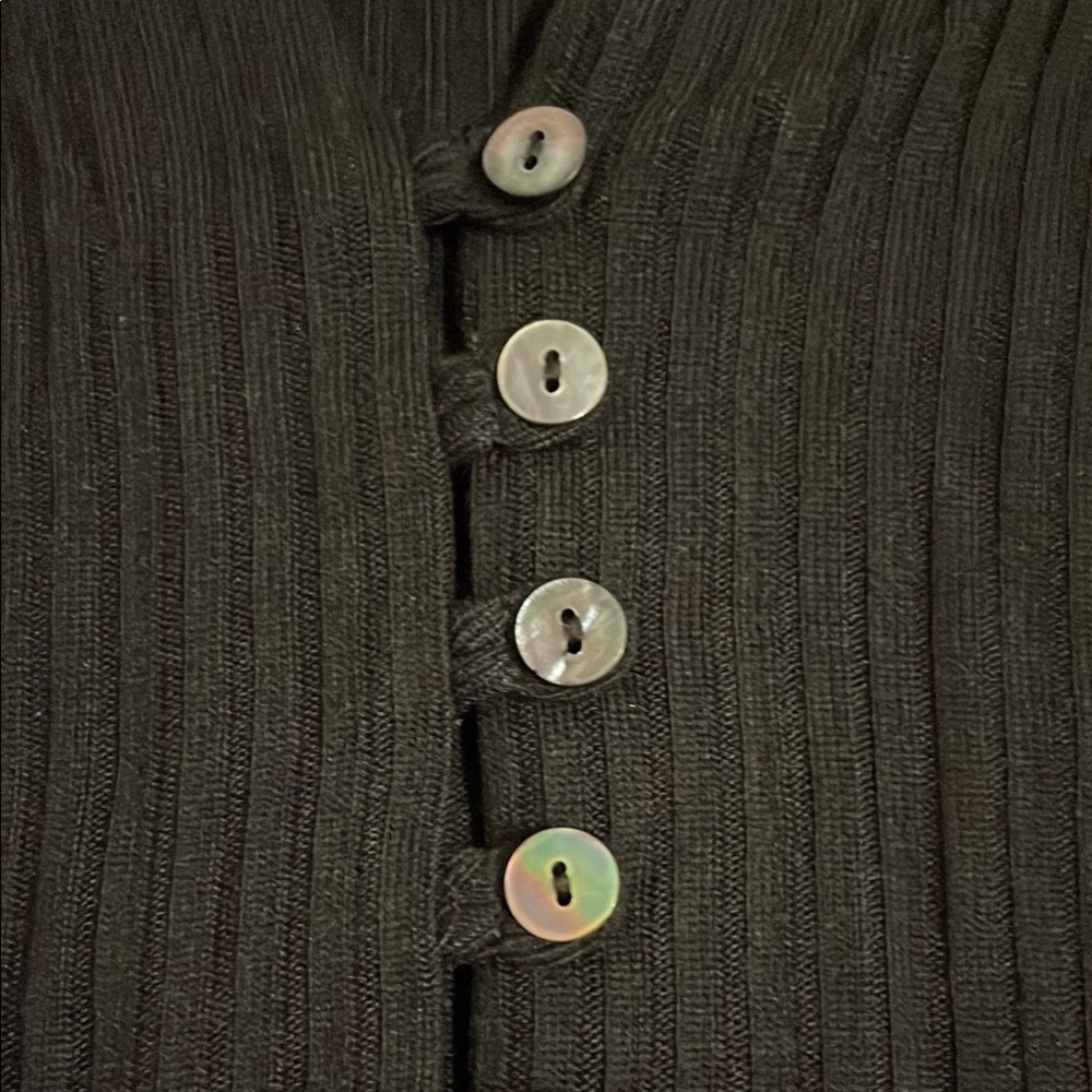 Reformation Black Button-Down Shirt - Picture 2 of 4